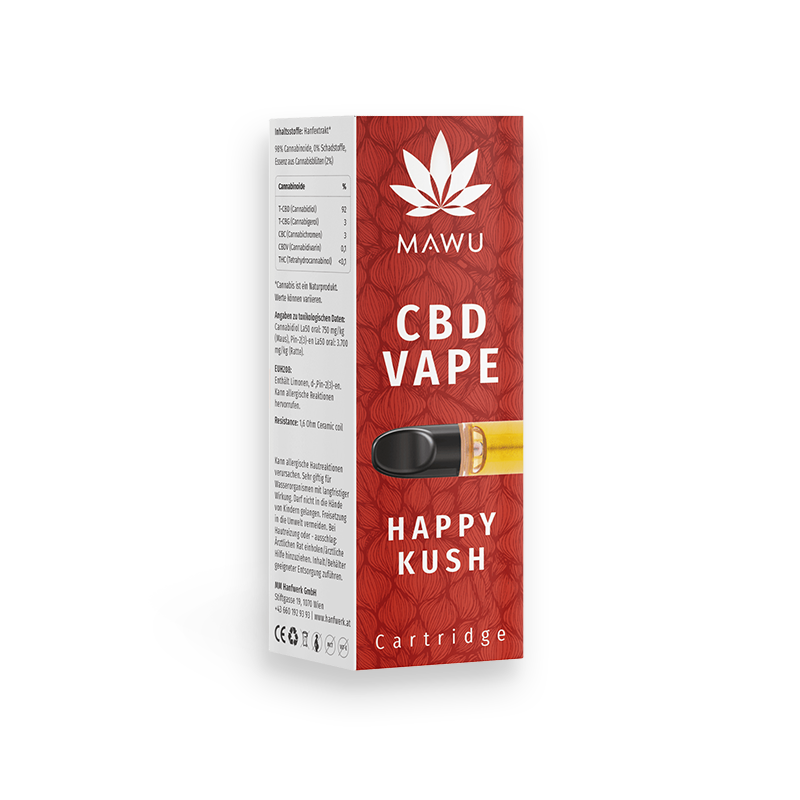 MAWU Vape Happy Kush Kartusche 1ml