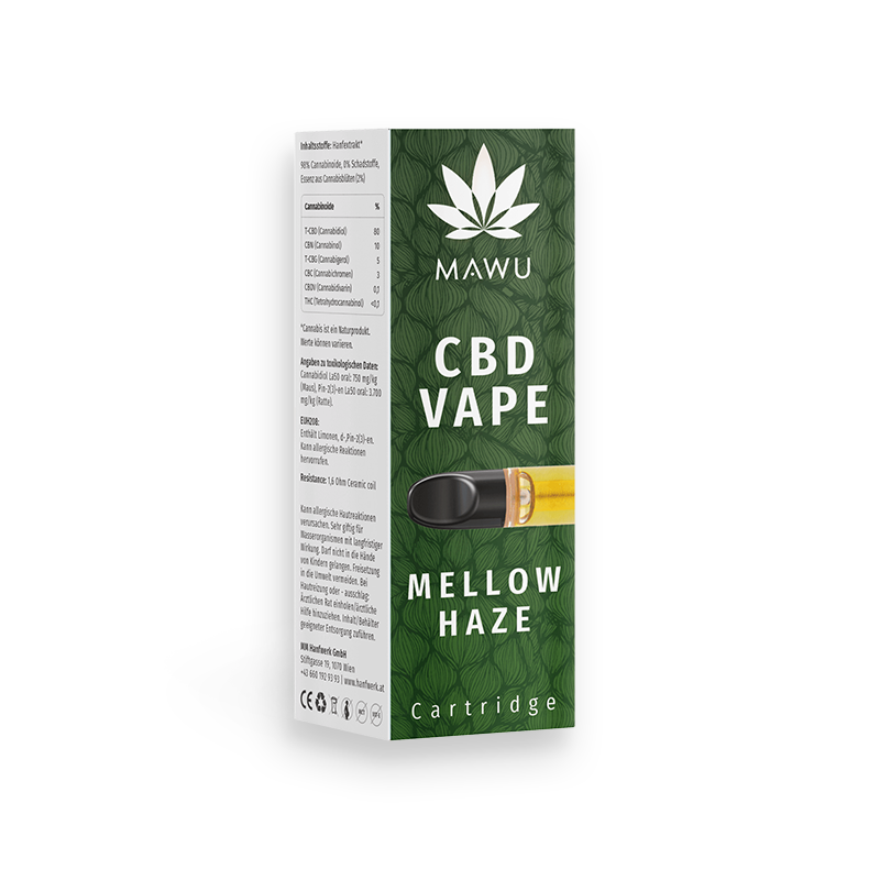 Mellow Haze CBD Vape kartusche 1ml