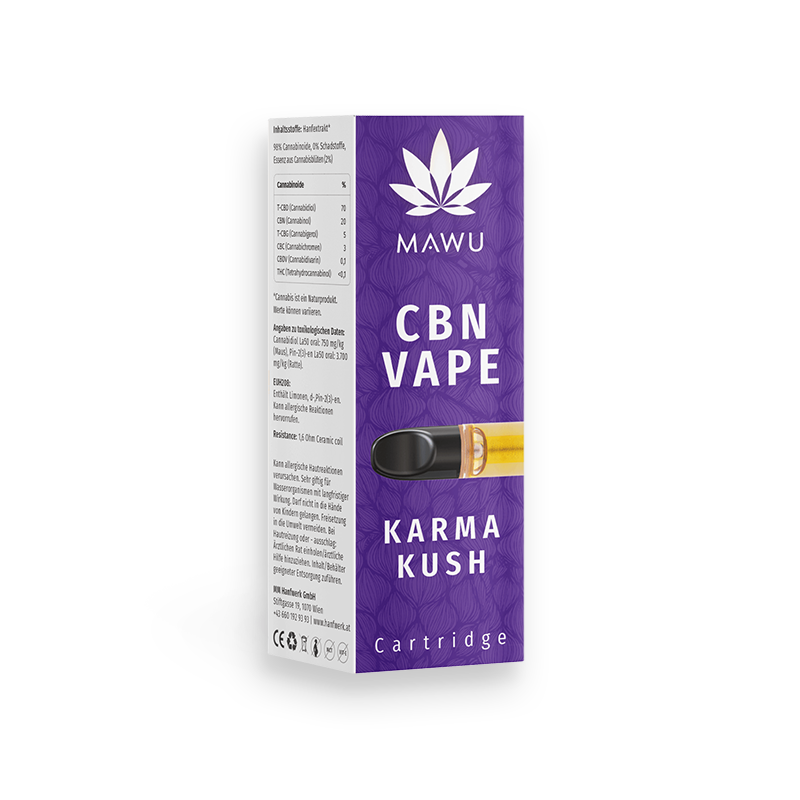 CBN Vape Karma Kush Kartusche 1ml