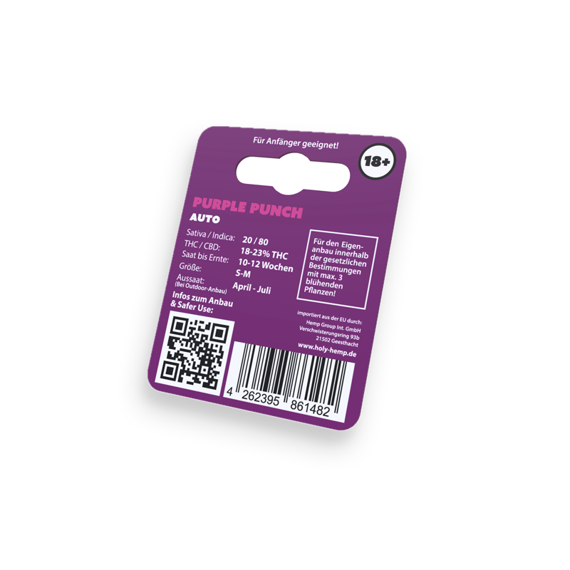 Holy Hemp Cannabissamen Purple Punch