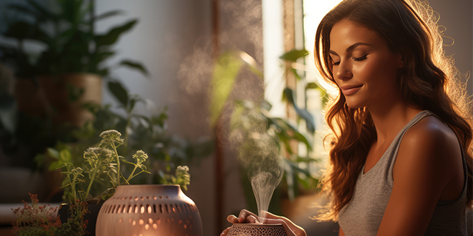 Aromatherapie Aromaöl cbd Hanfterpenen